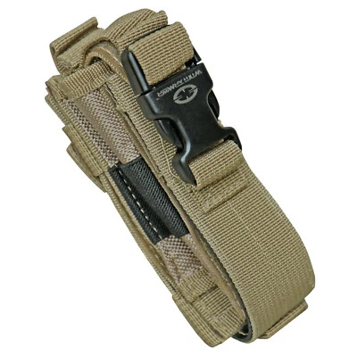 WithArmour Nylon Etui für Taschenmesser Messeretui Größe verstellbar beige