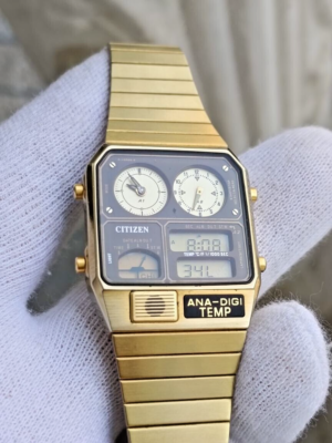 Vintage Citizen Ana-digi Temp Watch 8982 Made in Japan for sale