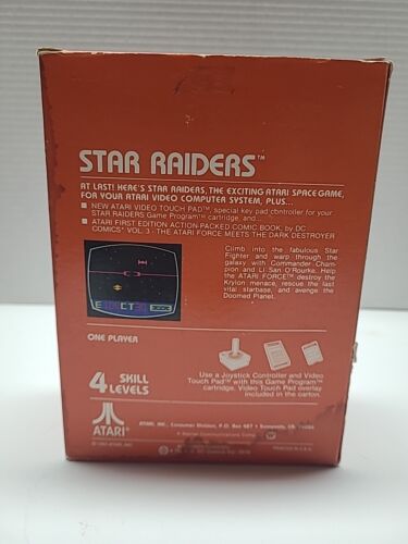 Star Raiders ATARI 2600 Game CIB With Controller , Big Boxes Tested 1982 - Picture 3 of 10
