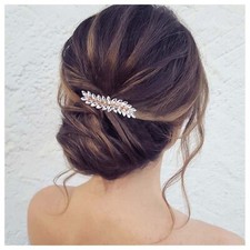 Wedding Bridal Rhinestone Hair Clip Vintage Crystal Hair Barrette Rhinestone ...