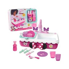 Minnie's Happy Helpers Magic Sink Set, Pretend Play Working Sink, Kids Kitche...