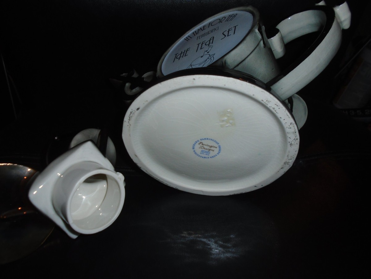 RICHARD PARRINGTON DESIGNS DRUM SET TEAPOT MADE IN ENGLAND | eBay