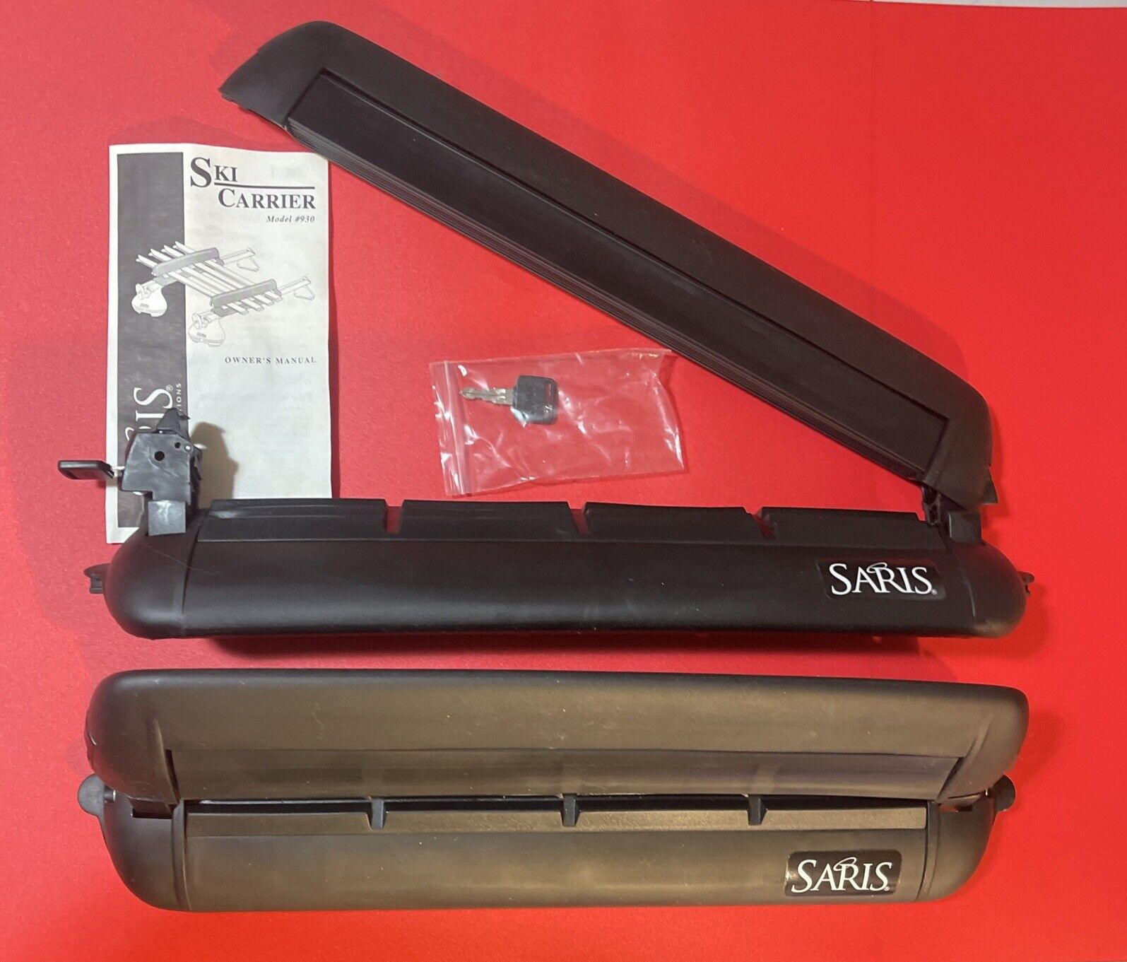 Saris Ski Snowboard Carrier Model 930 Locking NIB 20"x6.5"