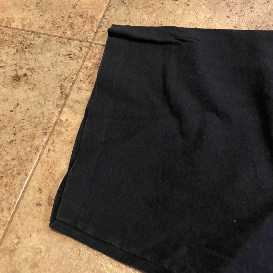 Vintage 1989 Good Guys Wear Black 3D Emblem Style Mot… Gem