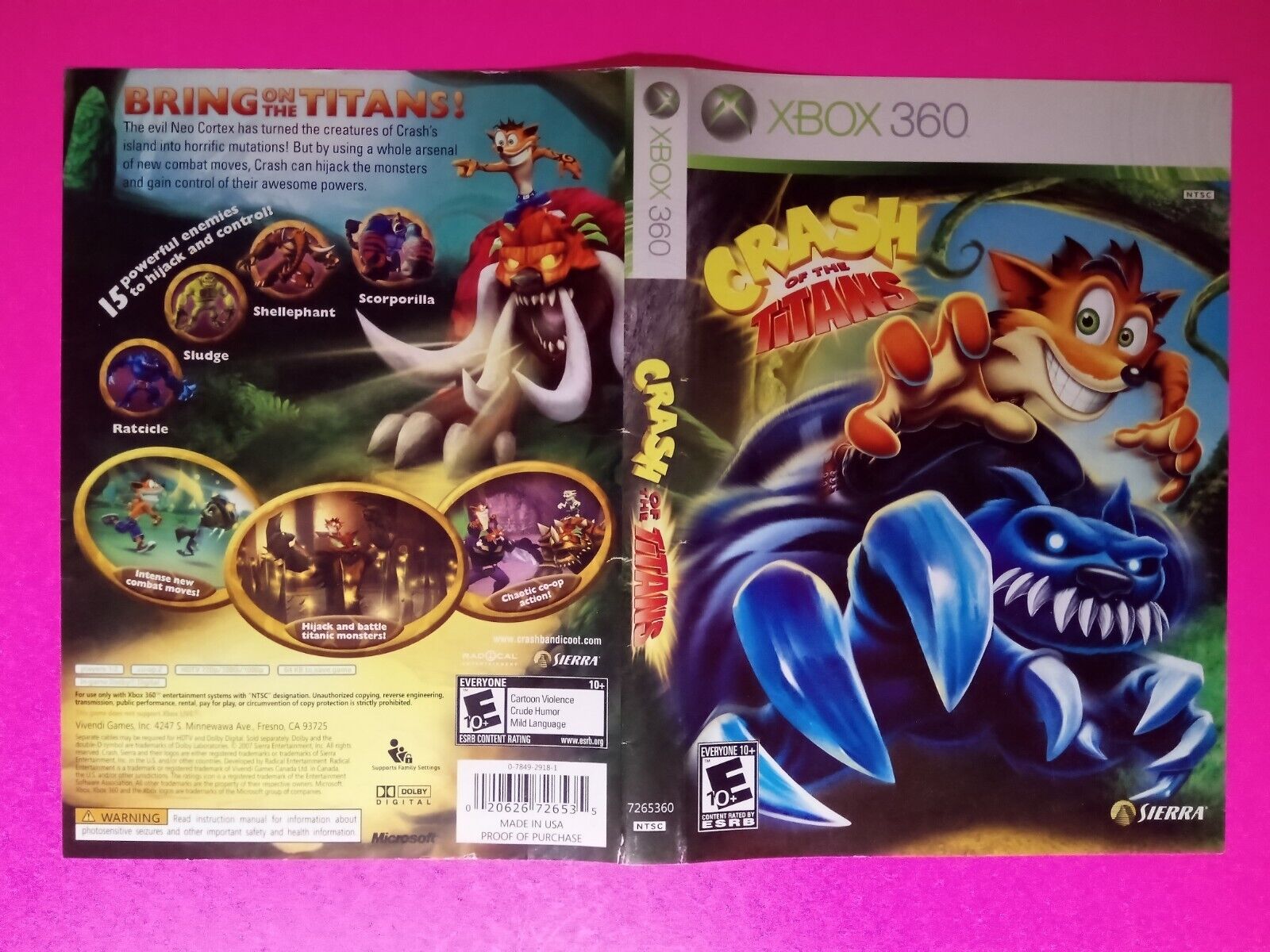 Crash of the Titans - Xbox 360 