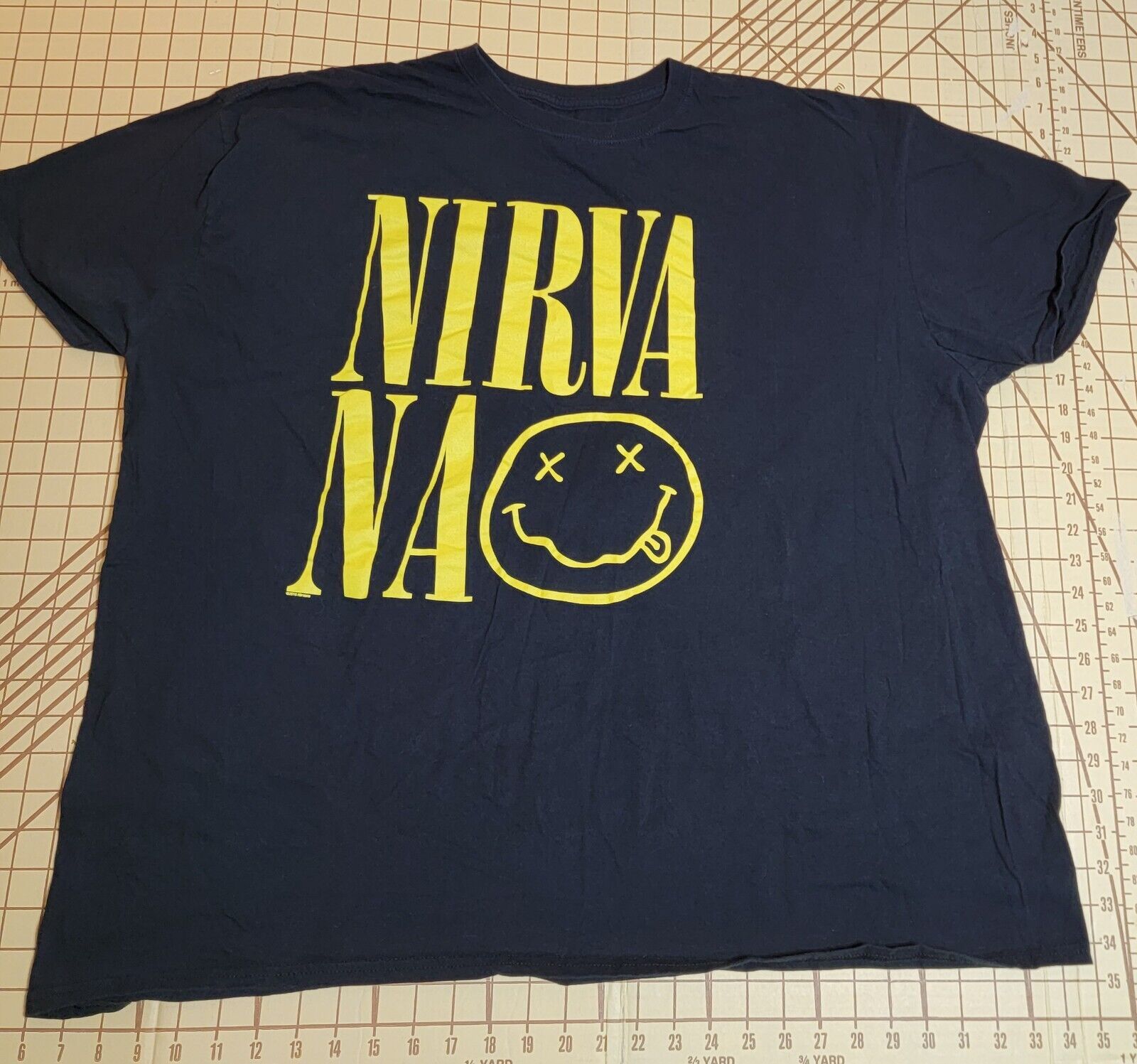 NIRVANA Licensed T-Shirt, Mens Size 3XL Black - image 1
