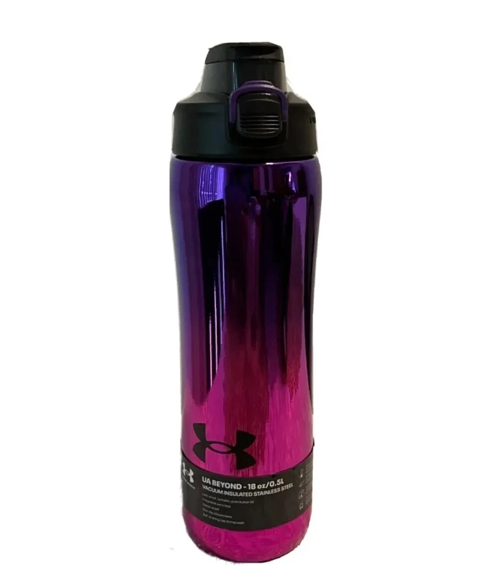  Under Armour Beyond 18 Ounce Vacuum Insulated Stainless Steel  Bottle, Matte Black w/Pride Logo : Sports & Outdoors