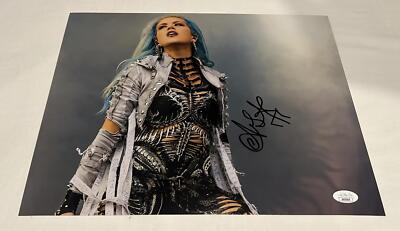 ALISSA WHITE-GLUZ SIGNED ARCH ENEMY 11X14 PHOTO 2 JSA
