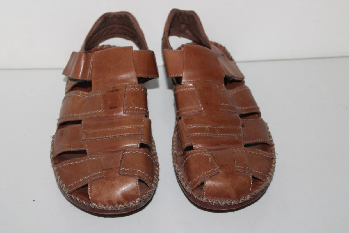 Florsheim Fisherman Sandals 14048 257 Brown Leather Men s US Size 13