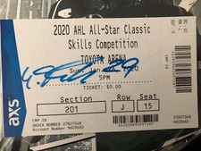 Ontario Reign Martin Frk Record Breaking Ticket Stub LA Kings NHL Hardest Shot