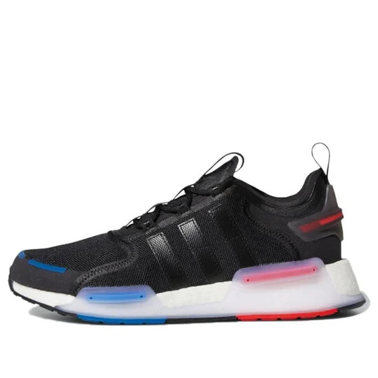 Adidas US 13 Men's Black White Red Blue Rare Retro Run Boost NMD V3   GX3378 New thumbnail 22