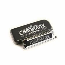 Suzuki Chromatix SCX-48 12 Hole Chromatic Harmonica, Key of Bb