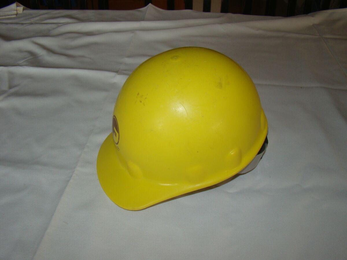 Vtg Fibre-Metal Hard Hat ANSI Z89.1-2003 Yellow Sz 6 3/4 - 8 Vtg Fibre-Metal Hard Hat ANSI Z89.1-2003 Yellow Sz 6 3/4 - 8