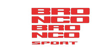 Bronco SPORT Stickers Vinyl Letter Grille Ove...