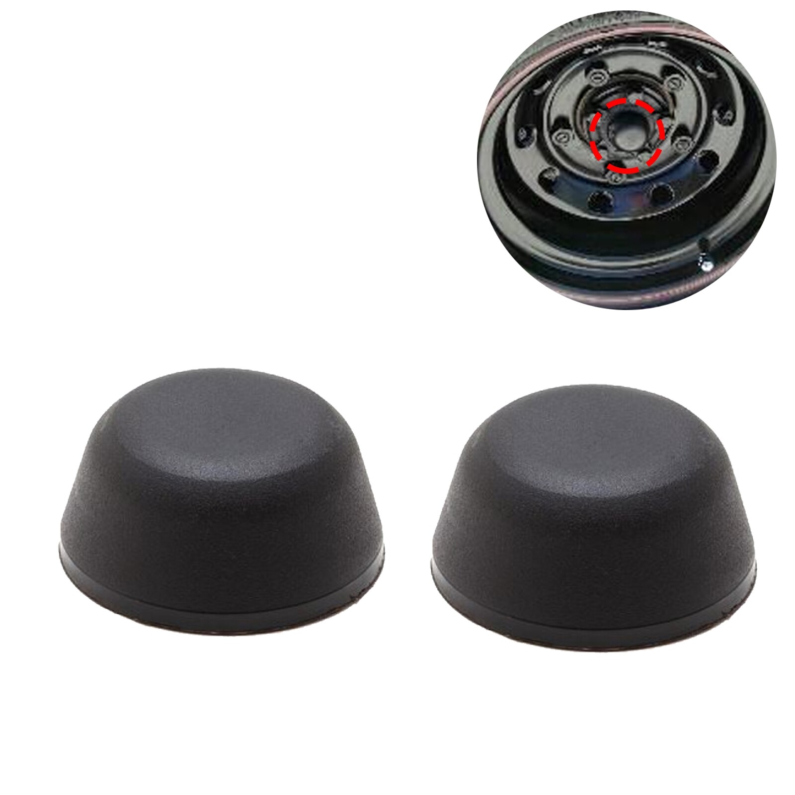 Tappo In Gomma Nera 44 Mm Con Catena - D'Alessandris - Foto 4