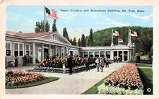 Mountain Park Holyoke MA Massachusetts Mount Tom Dance Club Vtg Postcard E40