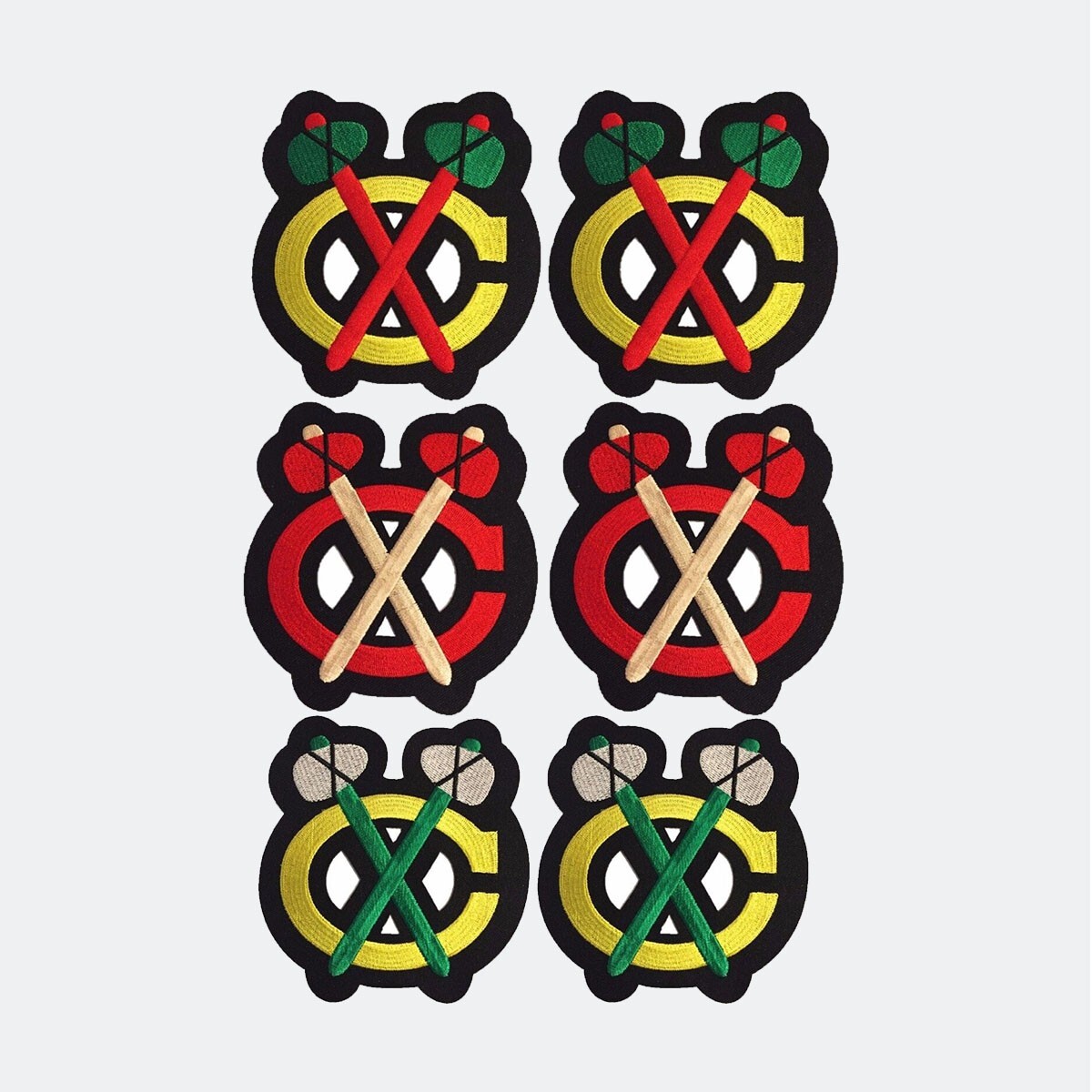 NHL Chicago Blackhawks Tomahawk Shoulder Patches