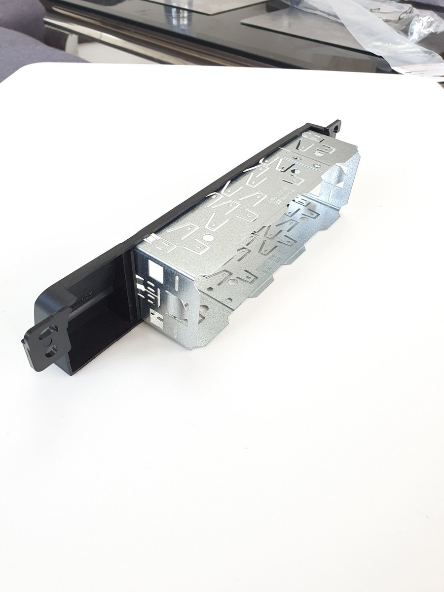 Produktbild von Radio Blende Set Für BMW 3er E46 – Inkl. ISO Metall-Einbaurahmen 1 DIN, Schwarz, Von Surga Performance