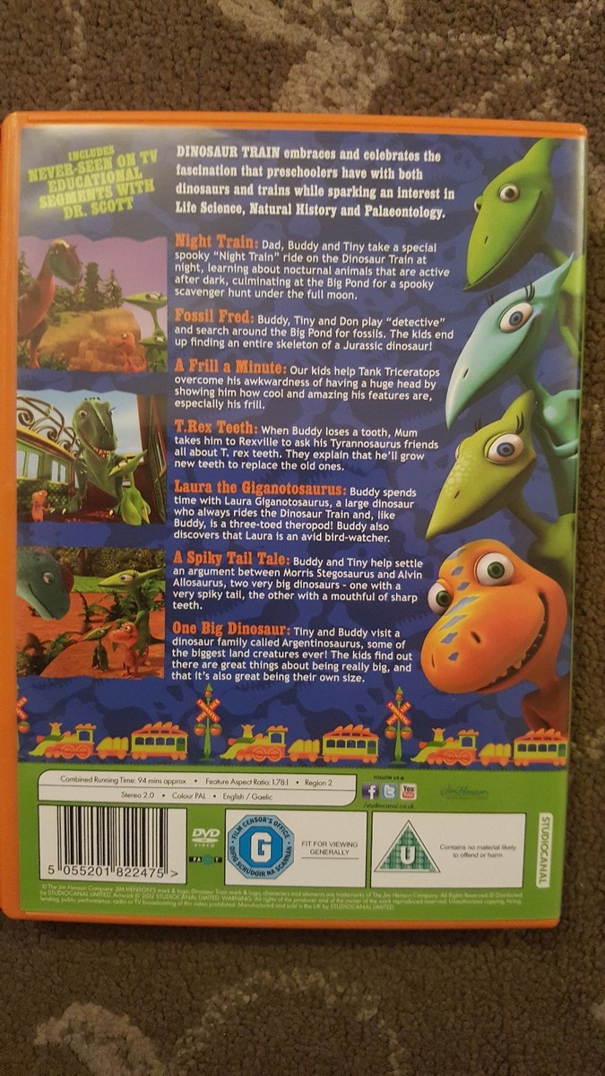 ミュージック TENSAW UNDER GROWN 1988.6.7 DVD DINOSAUR TRAIN SPOOKY ADVENTURES DVD 7 EPISODES KIDS JIM HENSON | eBay