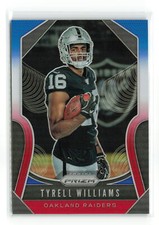 TYRELL WILLIAMS #226 2019 PANINI PRIZM RAIDERS RED WHITE BLUE
