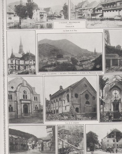 Alsace guerre 1914-1918 photos destructions Haut-Rhin Thann Masevaux Metzeral