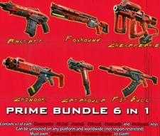 Cyberpunk 2077: Phantom Liberty - Prime Codes Bundle 6 in 1 (ALL Platforms) FAST