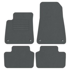 Veloursfußmatten für Polestar 2 Elektro ab Bj. 2020 Passend Automatten GRAU PREM