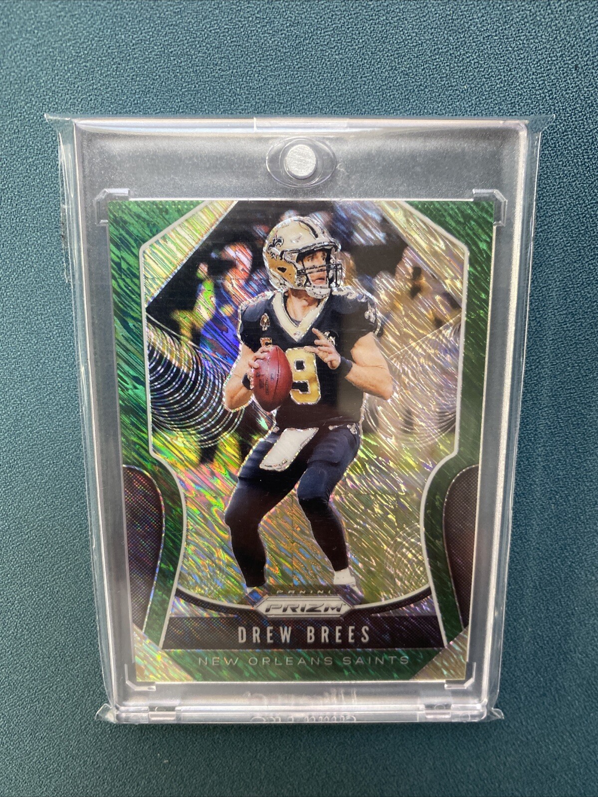 Drew Brees 2019 Prizm Green Shimmer /2 FOTL ssp Rare