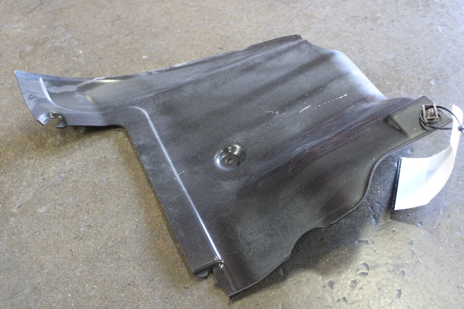 Ferrari 599 GTB, LH, Left, Rear Gravel Guard, Used, Dmg, P/N 68575500