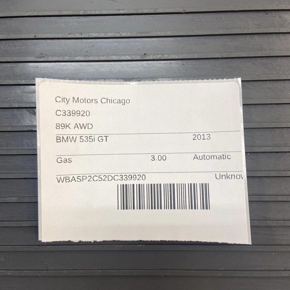 Silenciador de escape trasero derecho BMW 535i GT F07 2010-2016 con punta OEM Foto 2 de 4