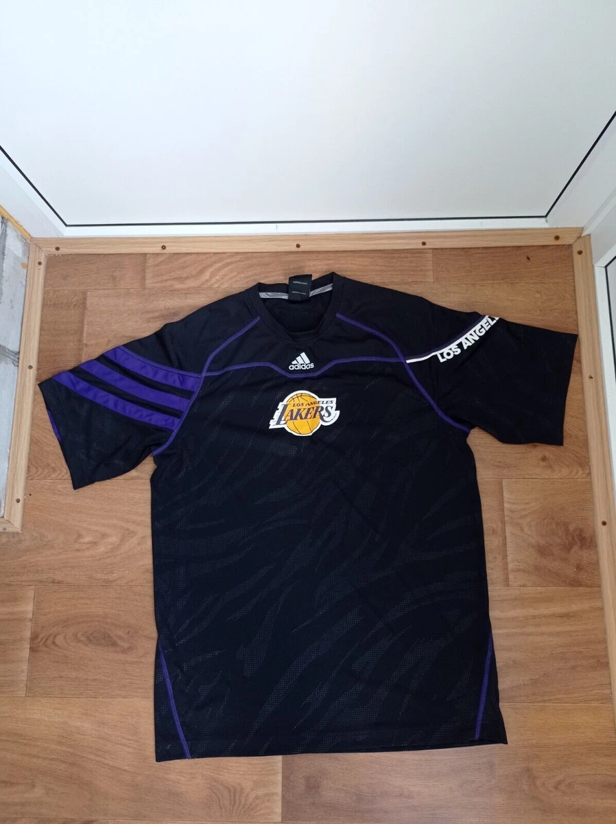 Lakers adidas warm sales up shirt