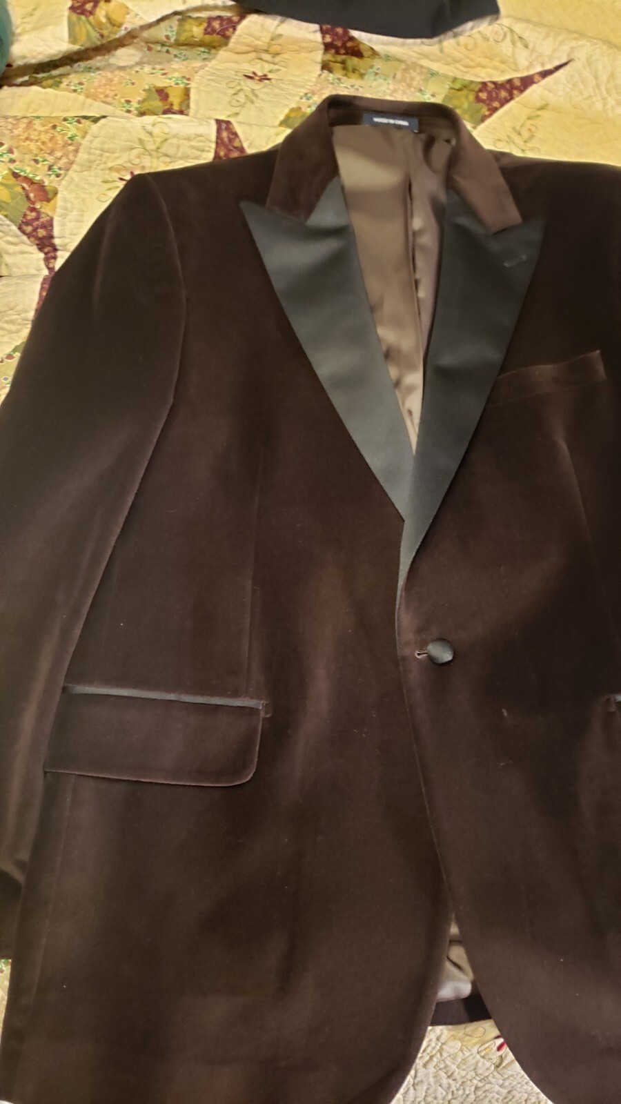 Brown Paul Frederick Cotton Velvet Dinner Jacket eBay