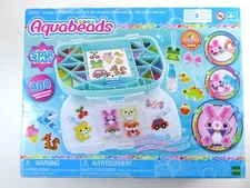 Epoch Aquabeads Create 'n Decorate Set 35057 Water Activated Kid Art Open Box