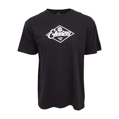 ELEMENT SKATE CO MENS BLACK T SHIRT 