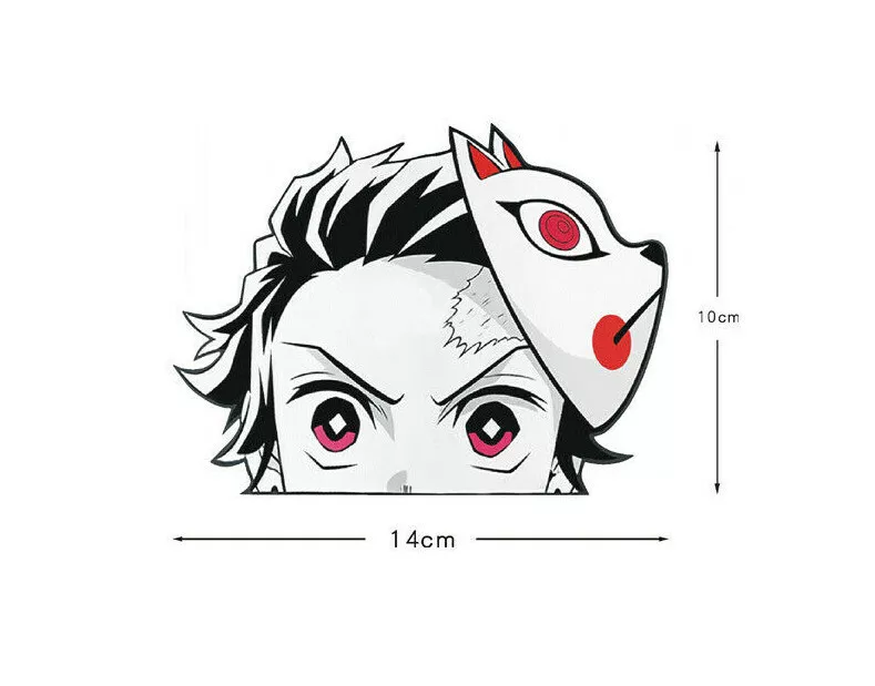 Tanjiro Kamado Demon Slayer Weatherproof Anime Sticker 6 Car Decal