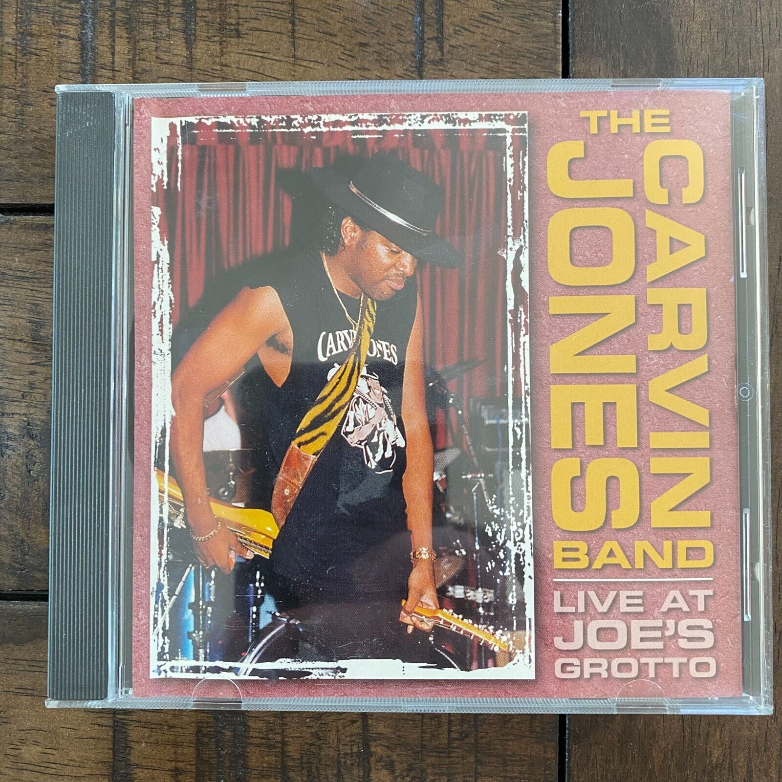 THE CARVIN JONES BAND - LIVE AT JOE'S GROTTO (CD)  1998!!  RARE!!  TEE RECORDS!!