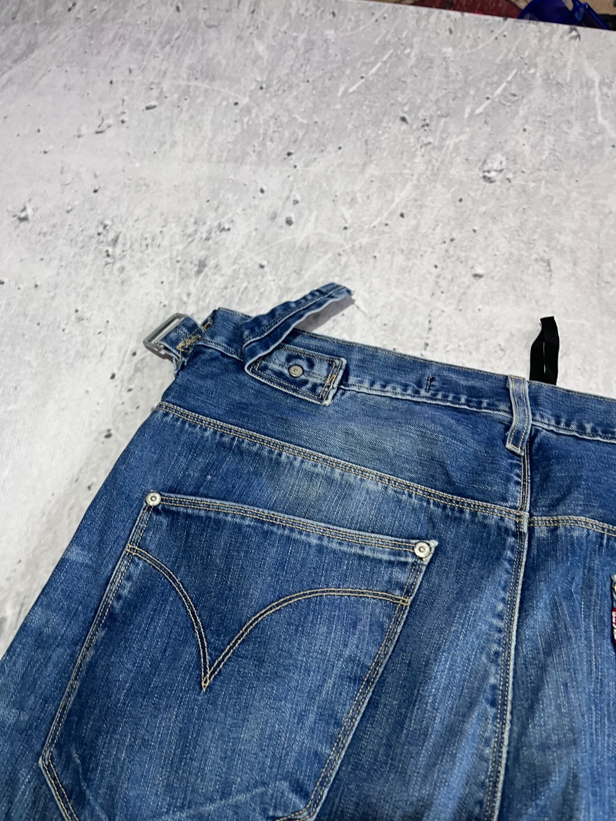 LEVI'S ENGINEERED JEANS 2007 TWISTED LEG VINTAGE Y2K DENIM PANTS SIZE 36X34 thumbnail 15