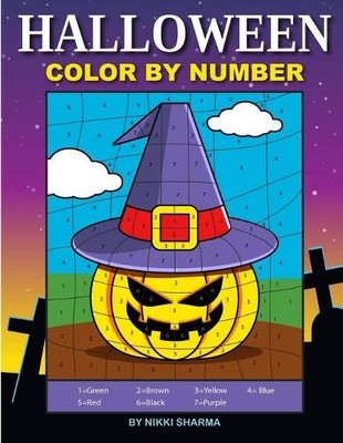 Nikki Sharma Halloween Color By Number (Taschenbuch)