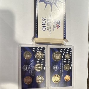 United States Mint 2000 Proof Set 50 State Quarters U.S. Mint Certified