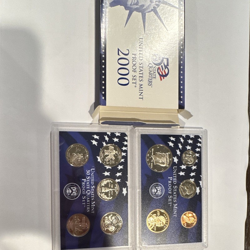United States Mint 2000 Proof Set 50 State Quarters U.S. Mint Certified