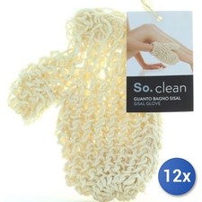 12X Ensemble Gant De Bain En Crin De Sisal