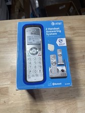 AT T DL72250 2 Handset Cordless Phone Answering System Connect to Cell Open Box