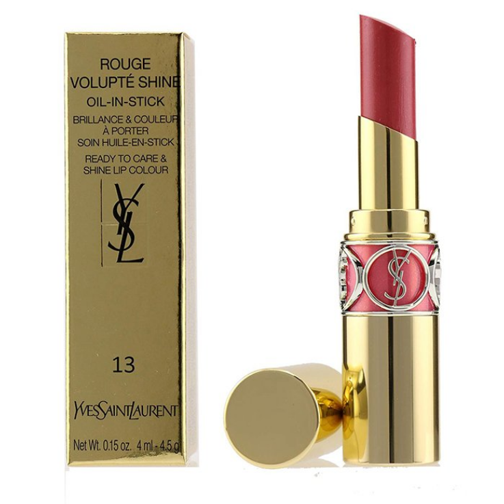 Makeup Lipstick Rouge Ysl Lip Volupte Shine Yves Saint Laurent