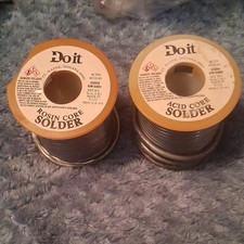 2 Do it Rosin Core Acid Core Solder Wire, 0.093 in, 1 ea Ugly, but new