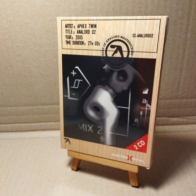 Aphex Twin - Analord 02 (Single) (Holzbox, 2xMini-CD) VERSIEGELT!