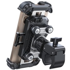 Motorcycle Phone Mount Holder - Dual Vibration Dampener 150mph Anti-Shock P...