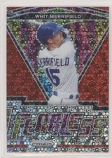 2021 Panini Prizm Fearless Red Donut Circle 87/99 Whit Merrifield #FR-7 0ms2