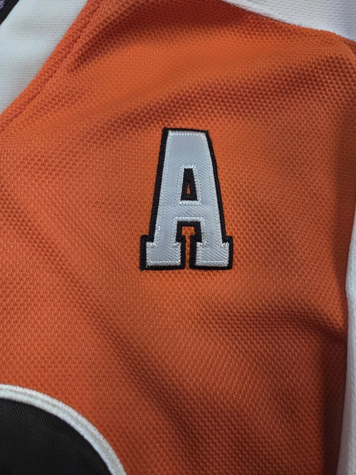 Camiseta Philadelphia Flyers para mujer XL naranja NHL hockey Claude Giroux 28 Reebok Foto 3 de 4
