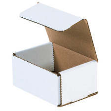 Mailer Boxes Small 4"L x 3"W x 2"H 50-Pack - Corrugated Cardboard Box for Shippi