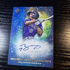 2022 BOWMAN INCEPTION PRIMORDIAL PROSPECTS AUTO BENNY MONTGOMERY /75!!! ROCKIES!